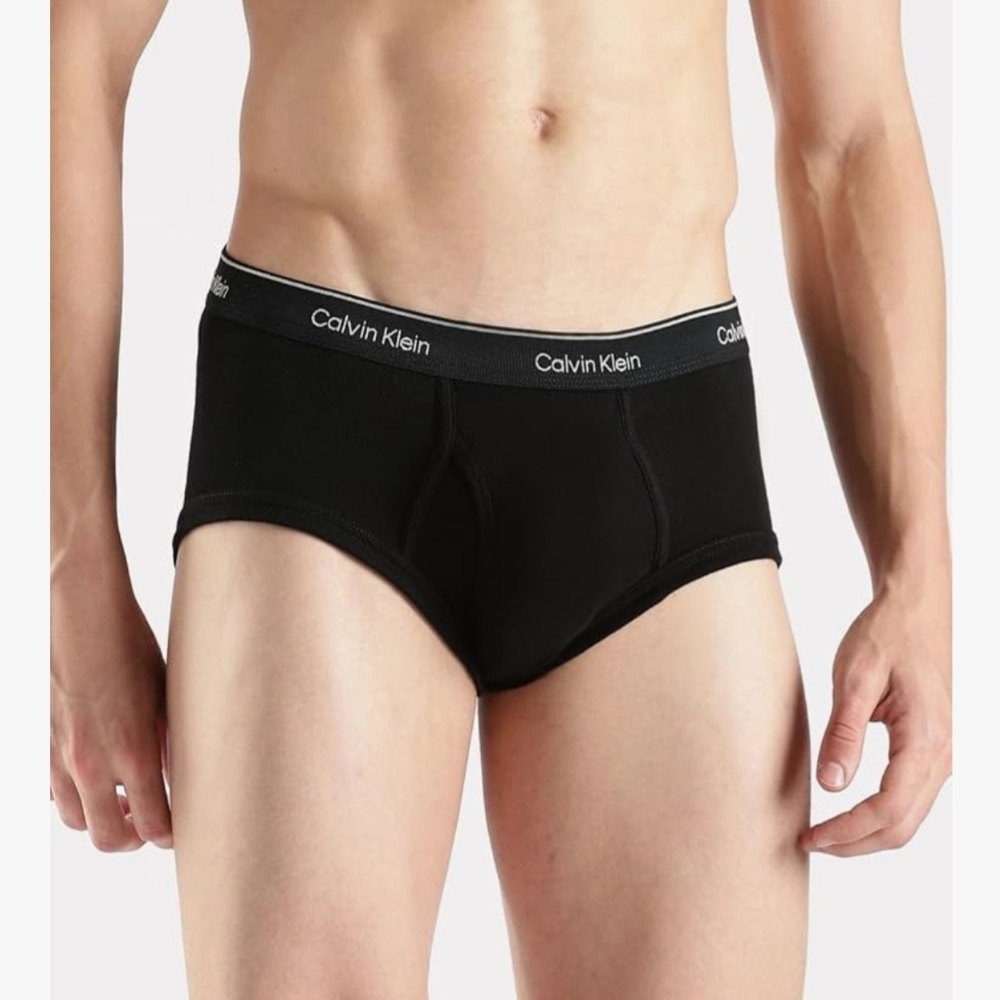 Calvin Klein Men's Classic Black Briefs 3 Pack